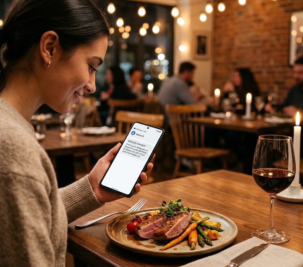 Como Aumentar a Recorrência de Clientes no Restaurante no Meio de Semana com Campanhas de SMS